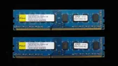 CFD DDR3メモリ W3U1333Q-4G 4GB X2
