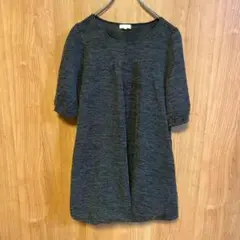【ハッシュアッシュ】HUSHUSH　チュニック ワンピース　ブラック　Mサイズ