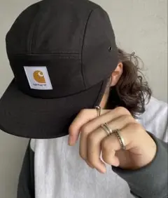 Carhartt Madison Logo Cap ブラック