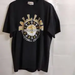 BALL LINE バスケットボールTシャツ M ブラック バックプリント