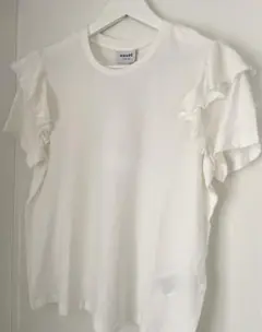 半袖フリルT⭐︎タグ付未使用⭐︎きれいめトップス/ドゥロワロンハトゥモロ