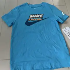 新品　Nike 青 Tシャツ ロゴプリント