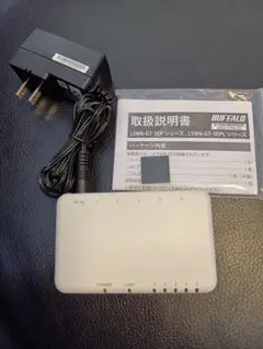 BUFFALO 5ポートスイッチングハブ LSW6-GT-5EP