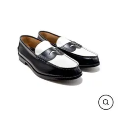 The Kenford Fineshoes コンビローファー　ブラック　ホワイト