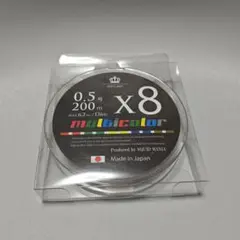 新品SQUID MANIA X8 multicolor 0.5号 200m PE