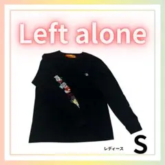 Left alone ブラック 長袖 Tシャツ S かわいい