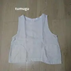 ツムグ リトアニアリネンベスト