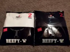ヘインズ ビーフィー Tシャツ ホワイト ブラック　アソート　XL 半袖 2枚