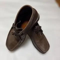 Clarks クラークス　ワラビーハイカット茶色　UK7 25.5センチ中古品