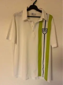 Tシャツ ホワイト/グリーン ストライプ