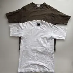 B:MING カーキTシャツ & PRO-TAG ホワイトTシャツ セット