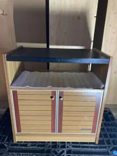 花瓶置き台 収納ケース 扉
