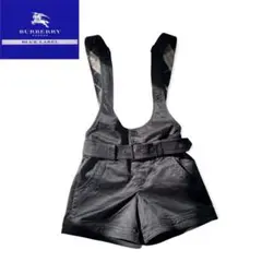 BURBERRY*バーバリーブルーレーベル*サロペット*黒*Sサイズ