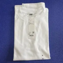 UNIQLO U エアリズムコットンオーバーサイズTシャツ/5分袖 Mサイズ 白
