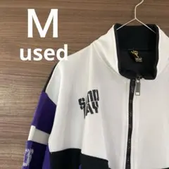 ジョージ　ジップ　Ｍサイズ 古着　ユーズド　長袖