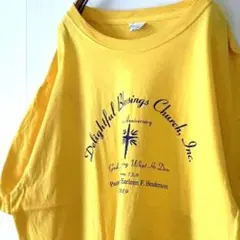 YAZBEK Delightful Tシャツ XL イエロー 黄色 古着