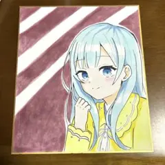 プロセカ　　宵崎奏　手描きイラスト　色紙