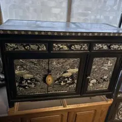 中国 飾り棚 木製漆塗