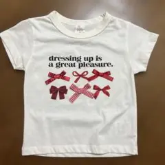 しまむら ミコリッド アンナ コラボ リボン Tシャツ