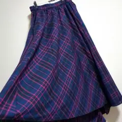スタディオクリップ ロングスカート チェック