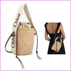 CHLOE ☆ WOODY スモールバスケット