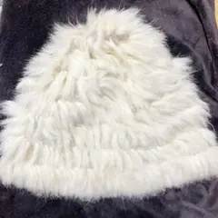 もこもこ ニット帽 シンプル デザイン