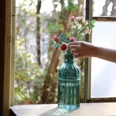 SPICE OF LIFE 洗いやすい 花瓶 ウェーブボトルフラワー 2way