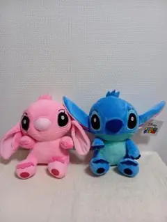 スティッチ ぬいぐるみ セット ピンク 青