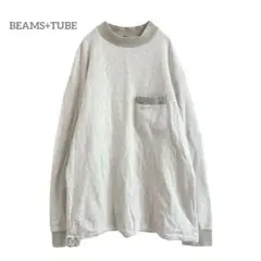 BEAMS+TUBE/ビームスプラス 長袖カットソー ロンT 【L】シンプル