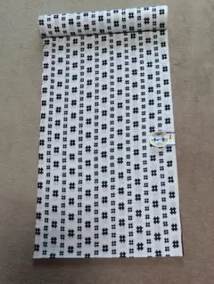 紺色模様の浴衣反物 100%綿