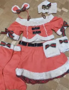 キズナアイ Xmas ウィッグ付コスプレ衣装フルセット