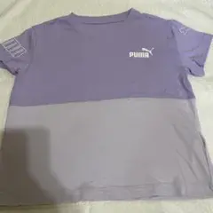 PUMA 紫色 半袖Tシャツ　130cm