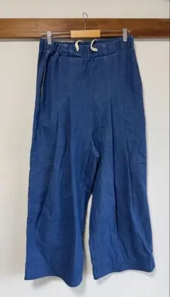 USED ワイドハカマパンツ　ハカマデニム　ルーズパンツ　ワイドパンツ　古着