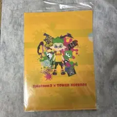 スプラトゥーン クリアファイル ボーイ タワレココラボ 未開封