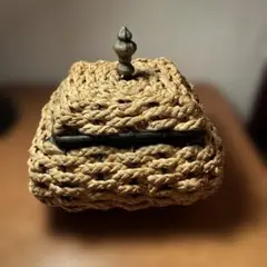 蓋付きカゴ　物入りカゴ