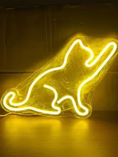 【新品】ネオンサイン『ネコ』LEDライト