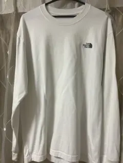 THE NORTH FACE 長袖Tシャツ Lサイズ ホワイト　バックプリント