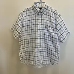 FILA チェック柄 半袖シャツ LL ヨ50