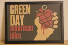 グリーン・デイ　 Green Day　ポスター　額付き
