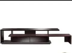 朝日木工 テレビ台 リビングボード 70型 幅175㎝ ブラック