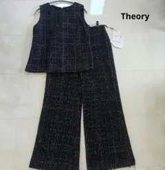 【新品】Theory ミックスツイードワイドパンツ ベスト