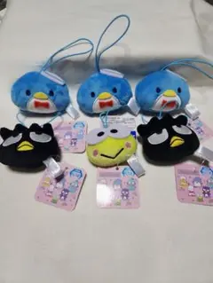 はぴだんぶい　ぬいぐるみキーホルダーセット