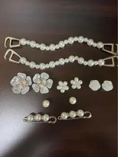 パールの上品なジビッツ　ハンドメイド