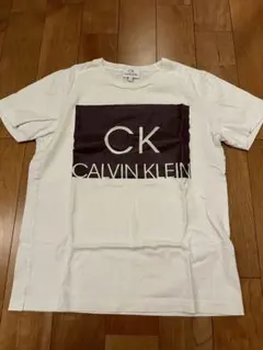 カルバンクライン　tシャツ　半袖　白　男性
