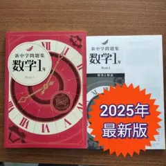 【２０２５最新版　新品未使用】新中学問題集　標準　数学　中学１年