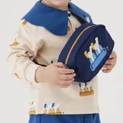【非売品&新品】moimoln ウエストポーチ ネイビー