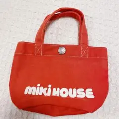 MIKI HOUSE 赤 トートバッグ