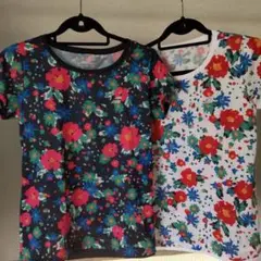 バボラ Tシャツ 花柄