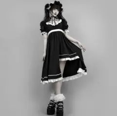 DimMoire 儚骸アシメワンピース Black