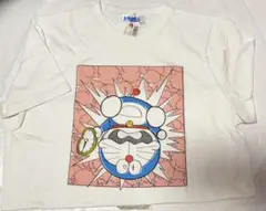 ドラえもん　Tシャツ　チクタクボンワッペン　Lサイズ